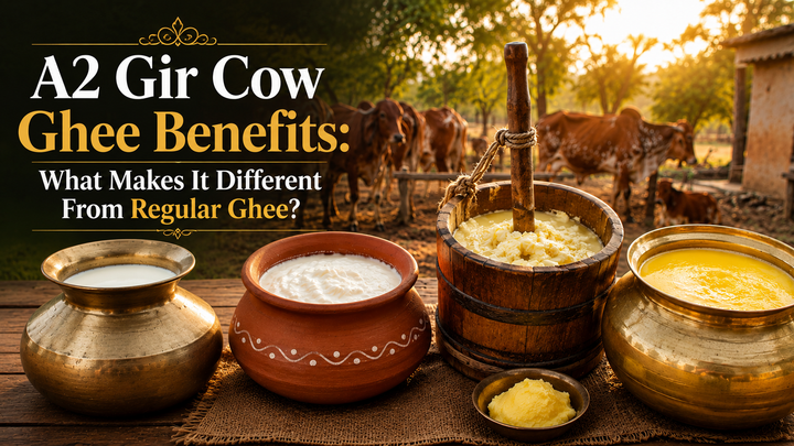 A2 Gir Cow Ghee Benefits: What Makes It Different From Regular Ghee?